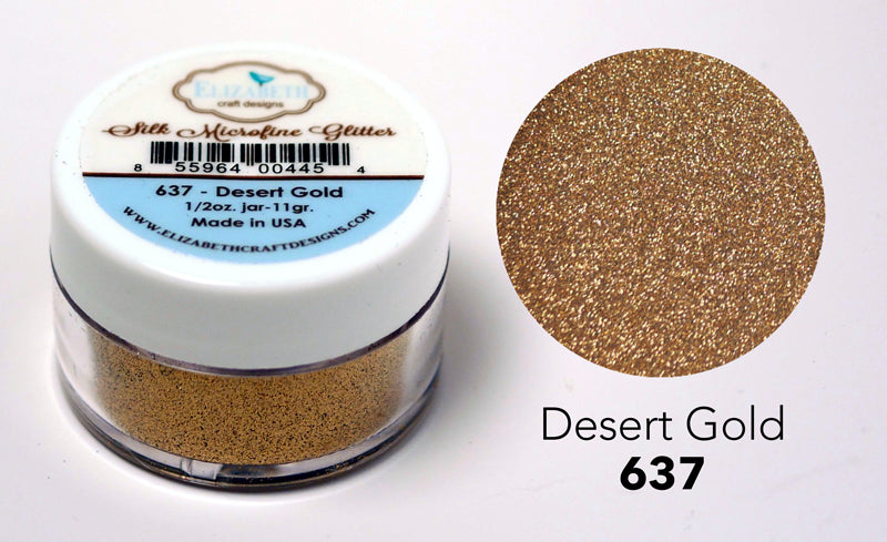 Elizabeth Craft Designs Desert Gold Silk Microfine Glitter