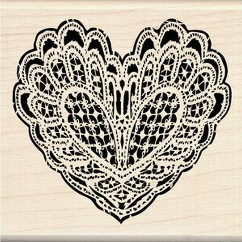 K&Company Lacy Heart Wd Stmp 55