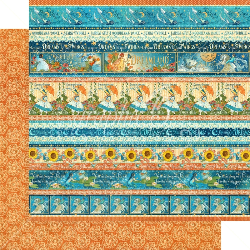 Graphic 45 Magical Moments 12x12 Paper Packs Of 5 Sheets