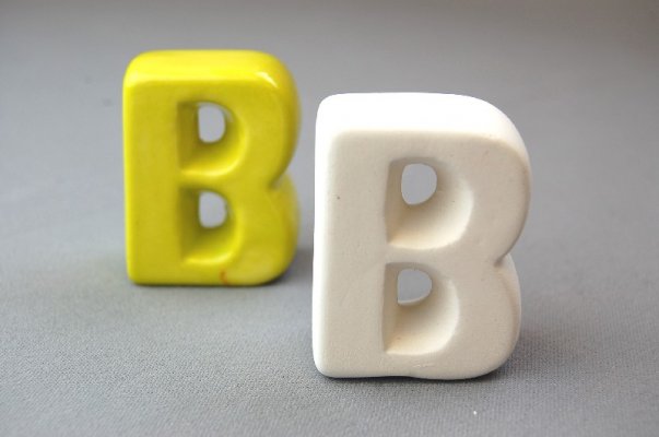 3d Letter B 4.5cm (pack Of 6)