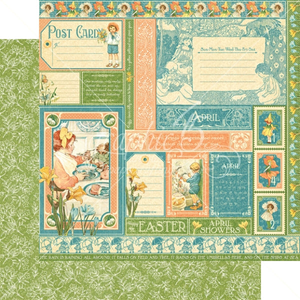 Graphic 45 April Collective Packs Of 10 Sheets