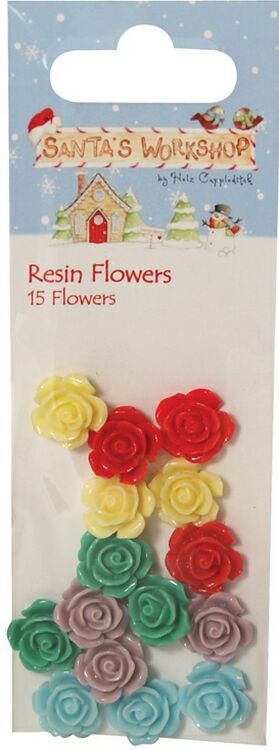 Trimcraft Resin Flowers