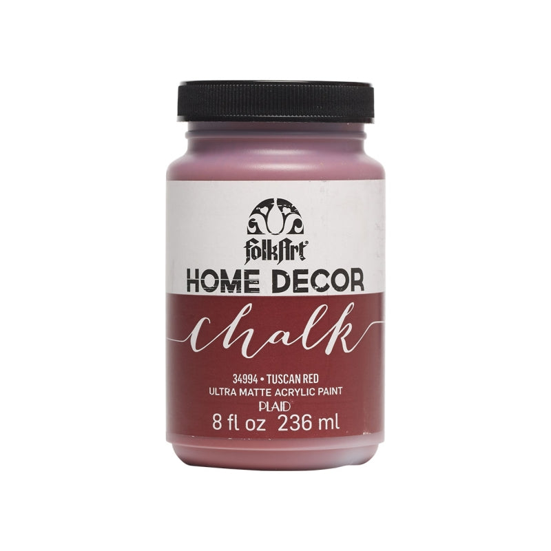 Tuscan Red Folkart Home Decor Chalk 8oz