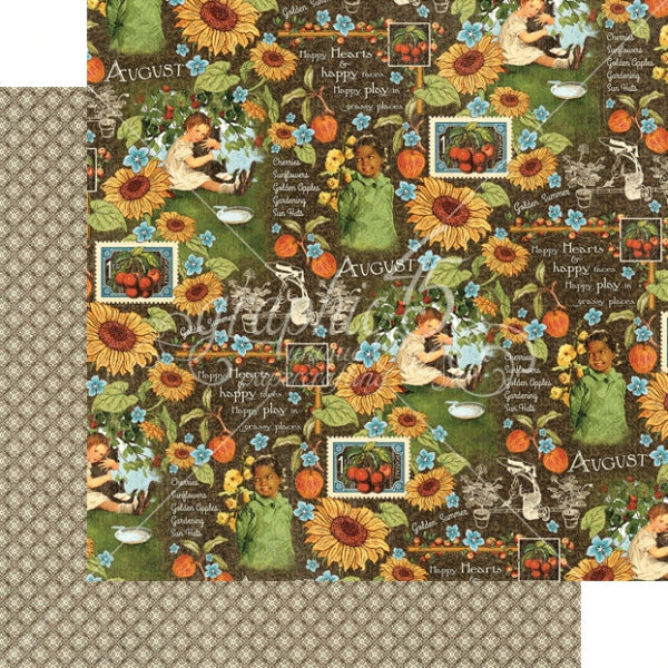 Graphic 45 August Montage Packs Of 10 Sheets