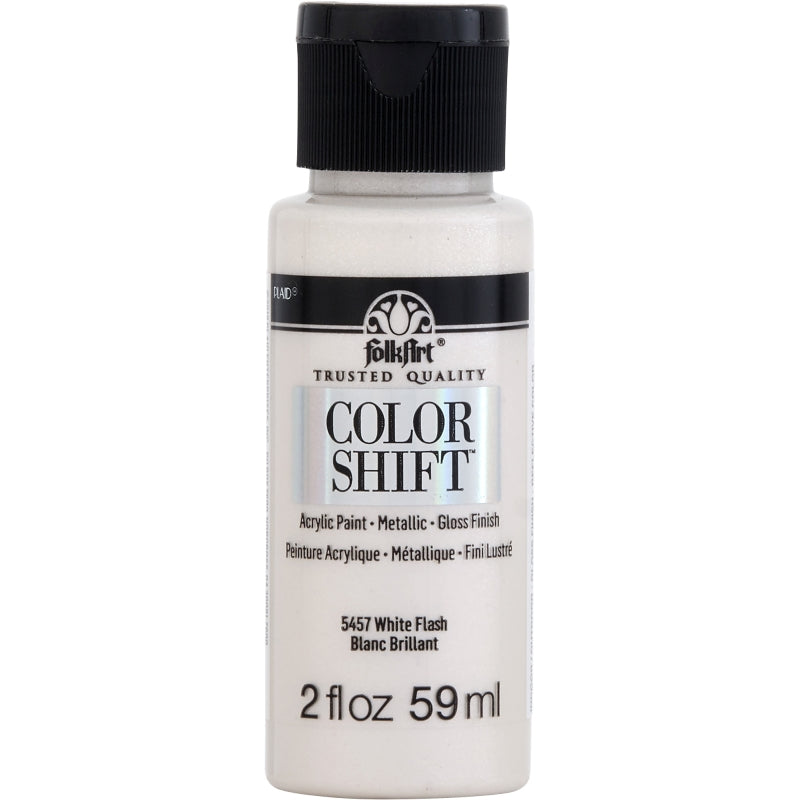 White Flash Folkart Colour Shift 2oz