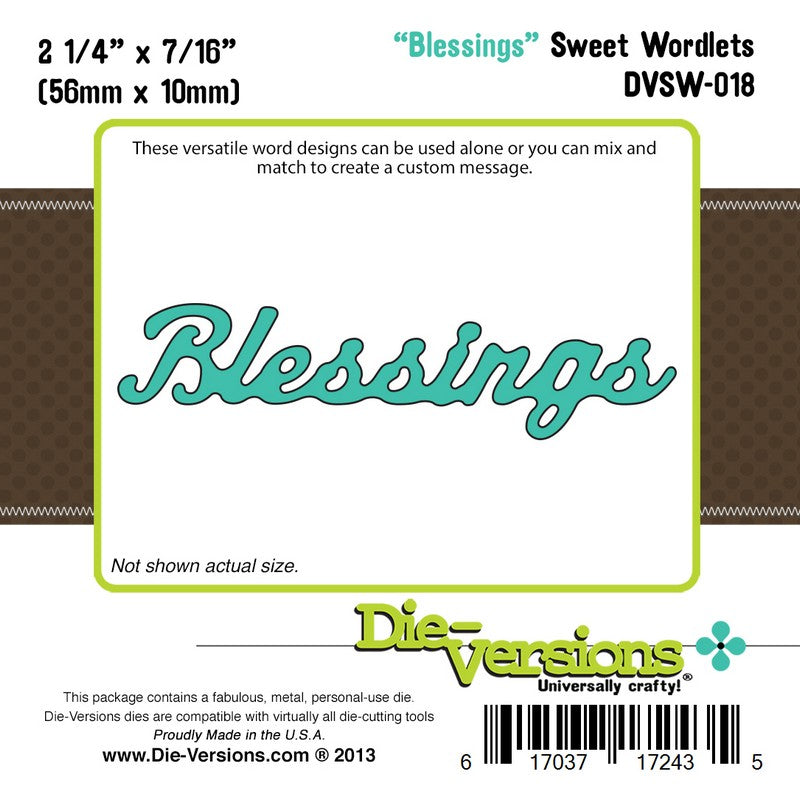 Die-Versions Sweet Wordlets - Blessings