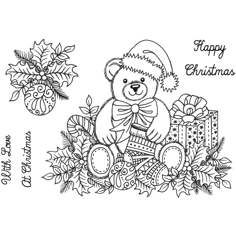 Photocentric Sue Dix Christmas Teddy