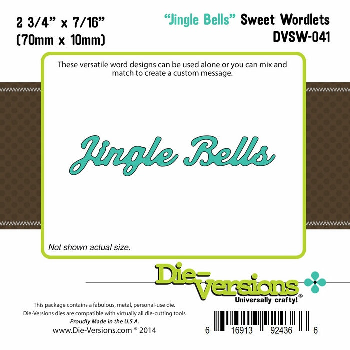 Die-Versions Sweet Wordlets - Jingle Bells