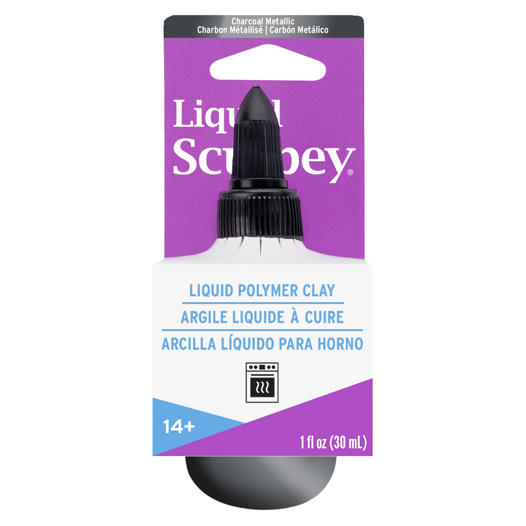 Liquid Sculpey 1oz Charcoal Metallic