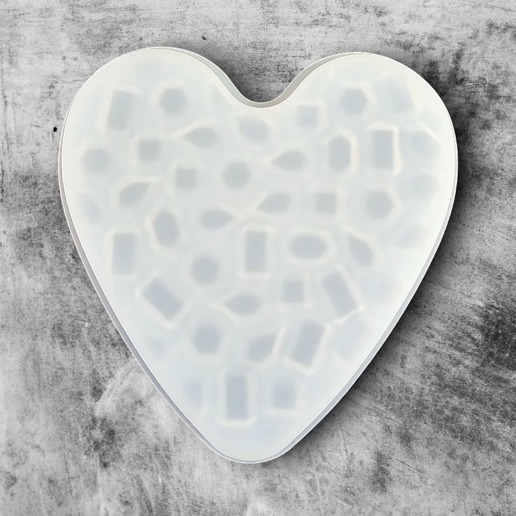 Earlyriser Love Heart Coaster Silicone Mould