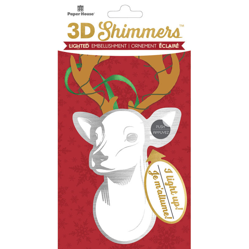 Paper House Productions Deer Head Embellishment