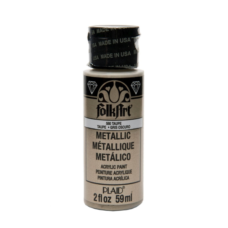 Taupe Metallic Folkart 2oz