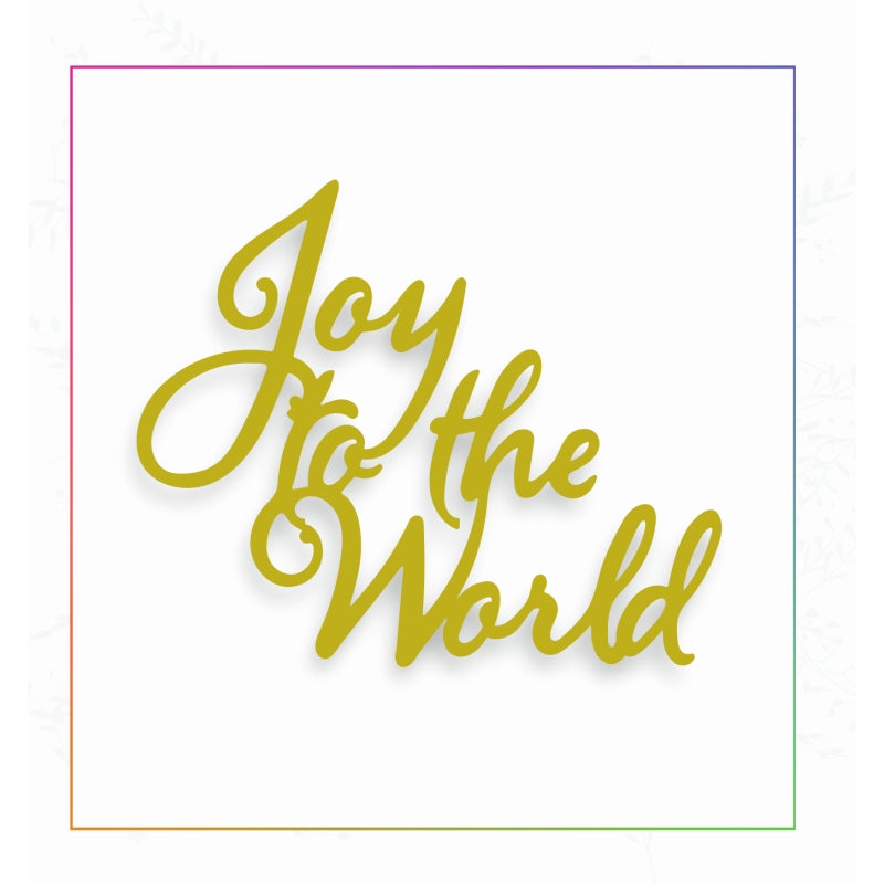 Sharon Callis Crafts Joy To The World Christmas Sentiments Collection