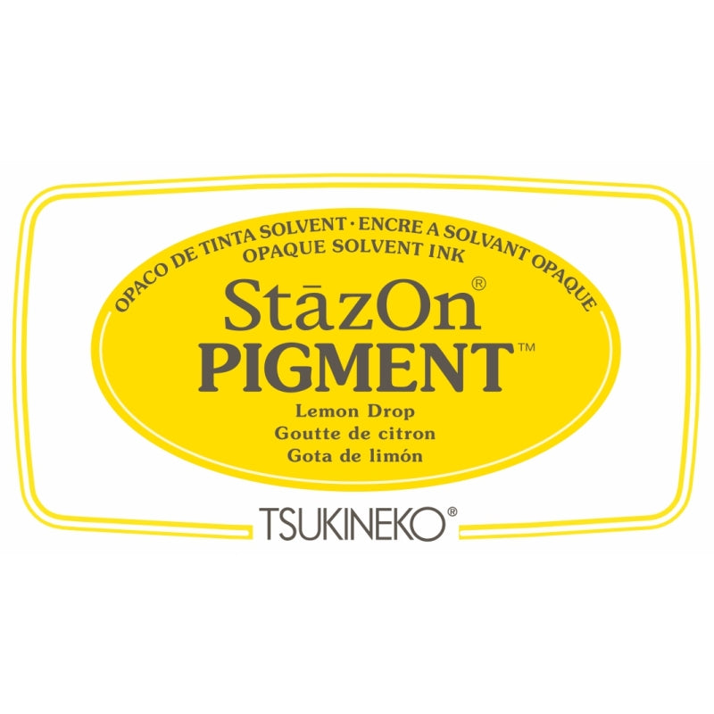 Tsukineko Stazon Pigment Pad Lemon Drop