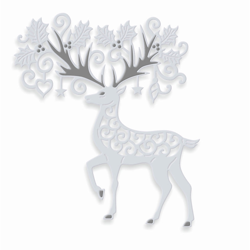 Sue Dix Ornate Reindeer Sweet Dixie Cutting Die