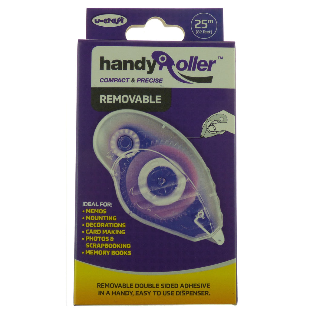 Fantastak U-craft Handy Roller 25m Removable Tape 9mm