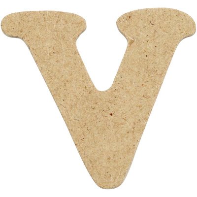 Creativ Letter V - 4cm Pack Of 10