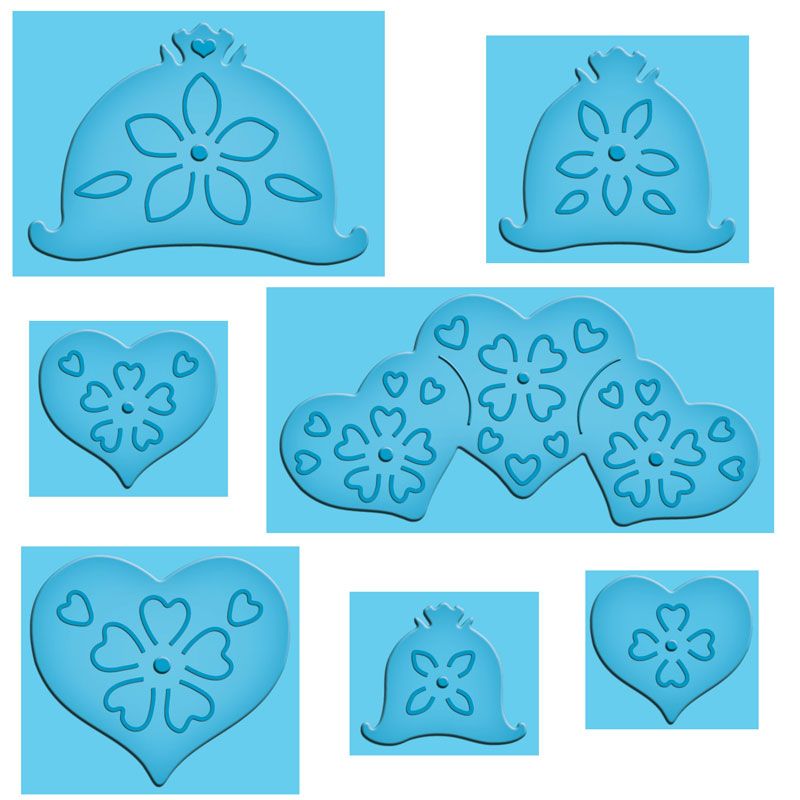 Spellbinders Hearts And Flowers