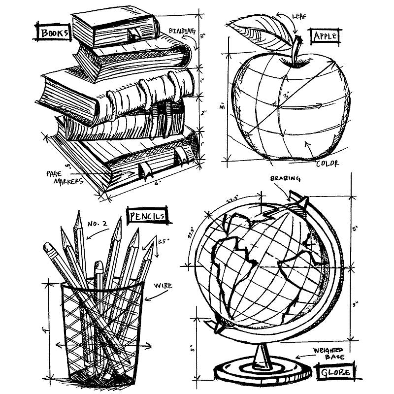 Art Gone Wild Schoolhouse Blueprint