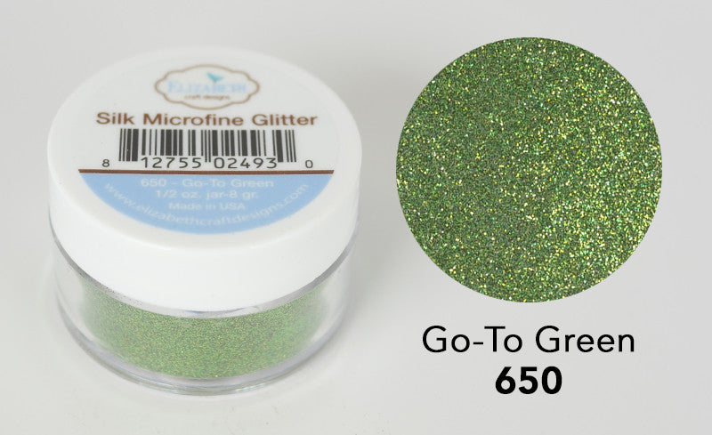 Elizabeth Craft Designs Go To Green Glitter