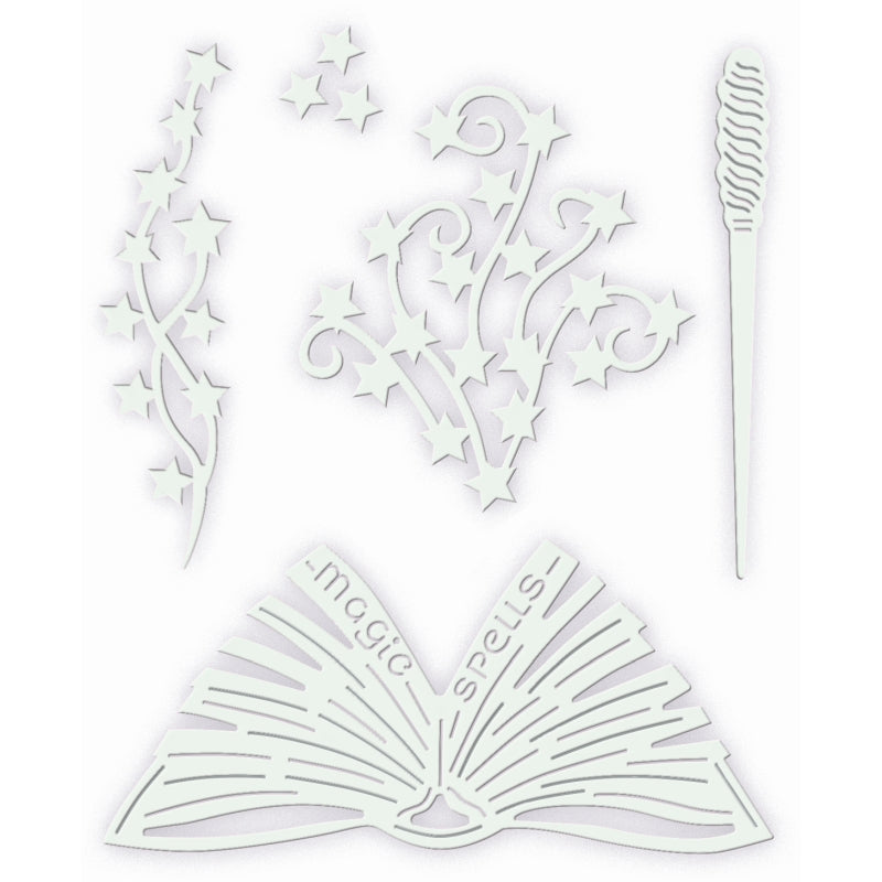 Sue Dix Spell Book & Wand Sweet Dixie Cutting Die