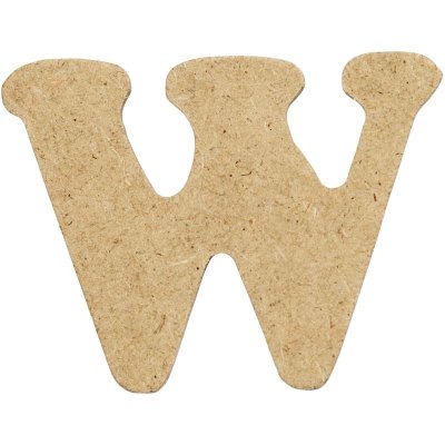 Creativ Letter W - 4cm Pack Of 10