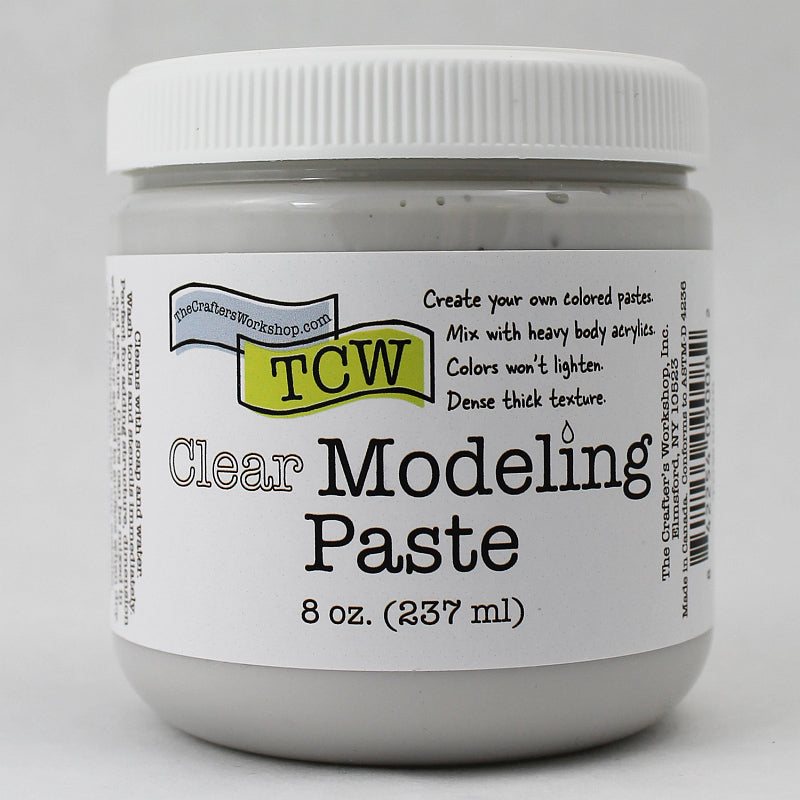 The Crafters Workshop Clear Modelling Texture Paste 8oz