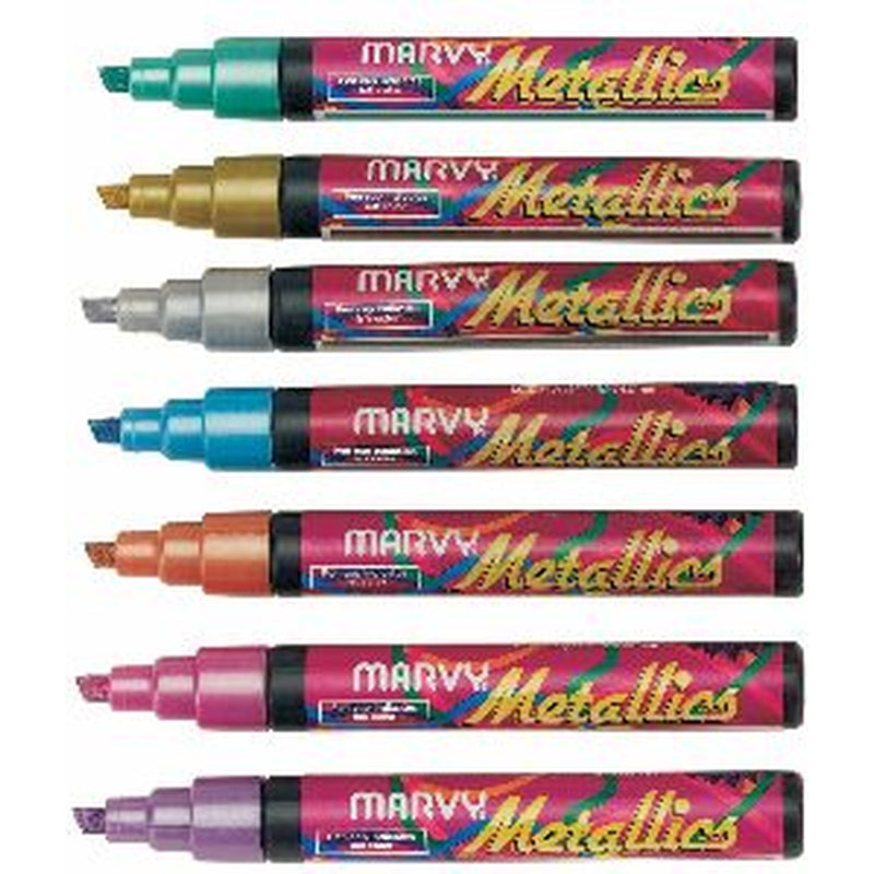 Uchida Of Japan Marvy 180 Metallic Markers 12set