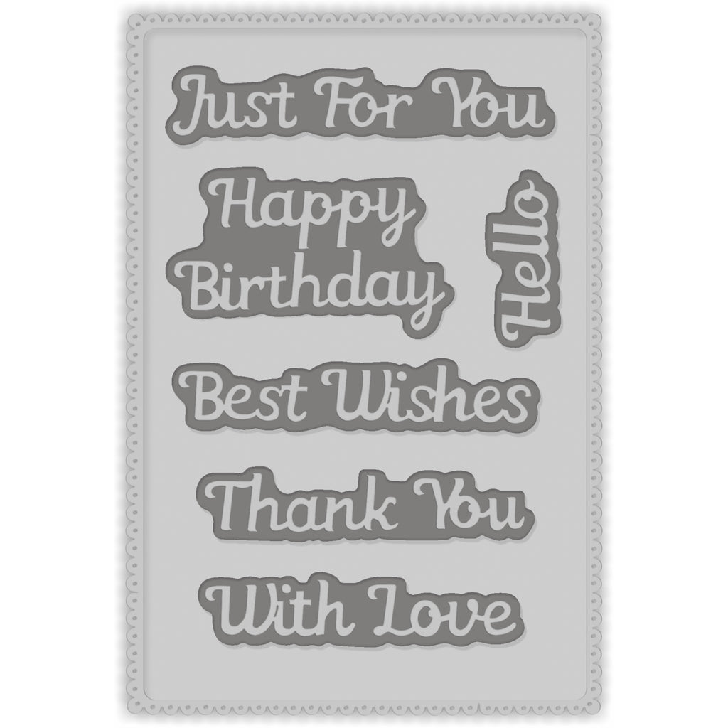 Rectangle Frame With Matted Sentiments - Sweet Dixie Die