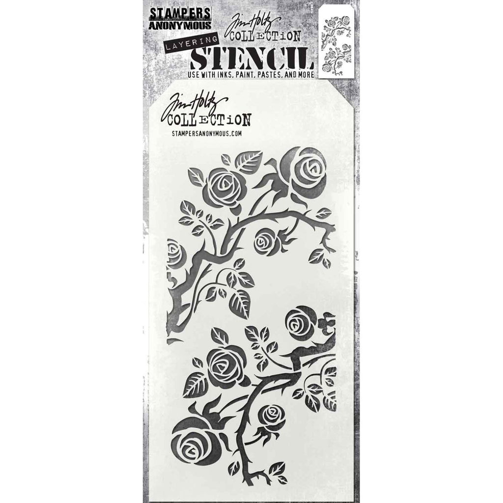 Art Gone Wild Thorned - Tim Holtz Layering Stencil