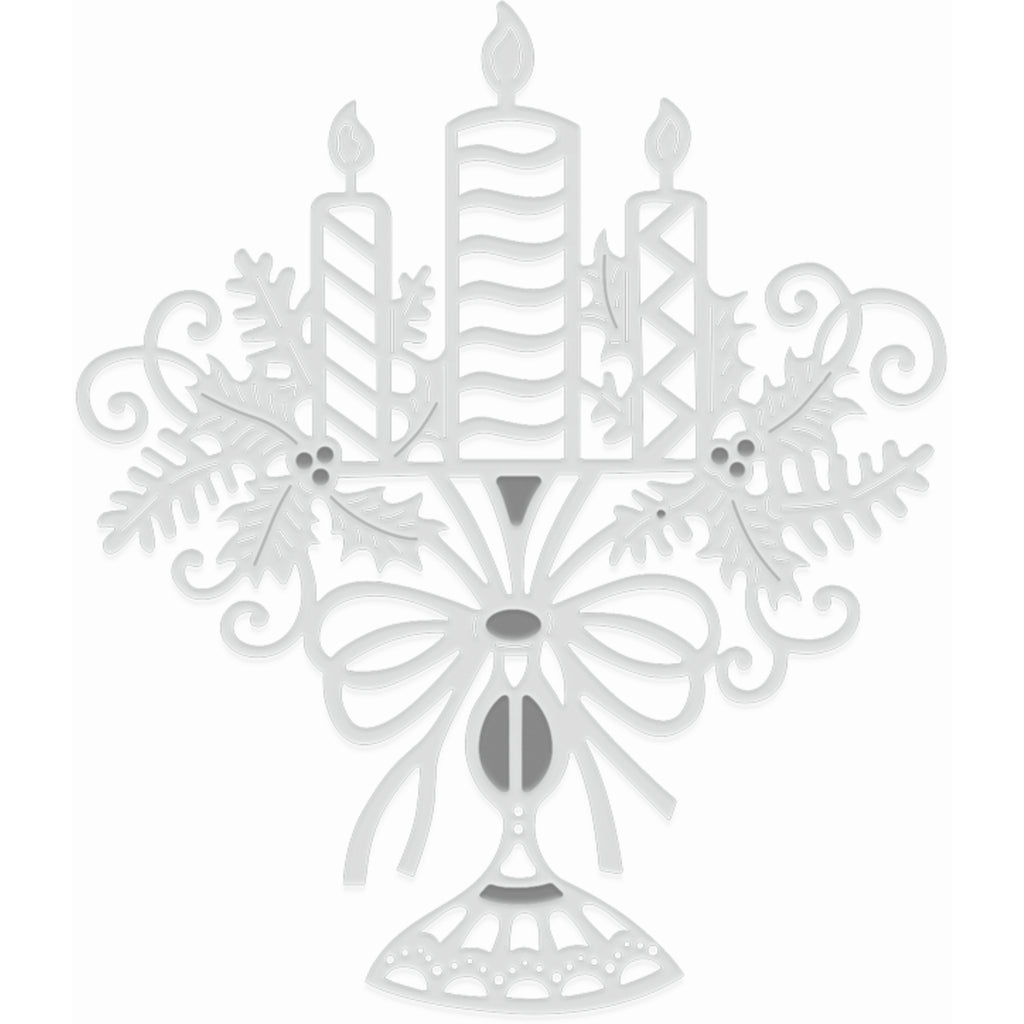Candles On Stand Sweet Dixie Cutting Die