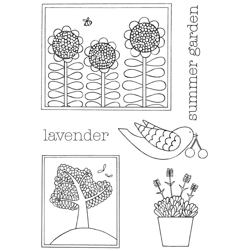 Photocentric Beth Hughes Summer Garden Stamp Set