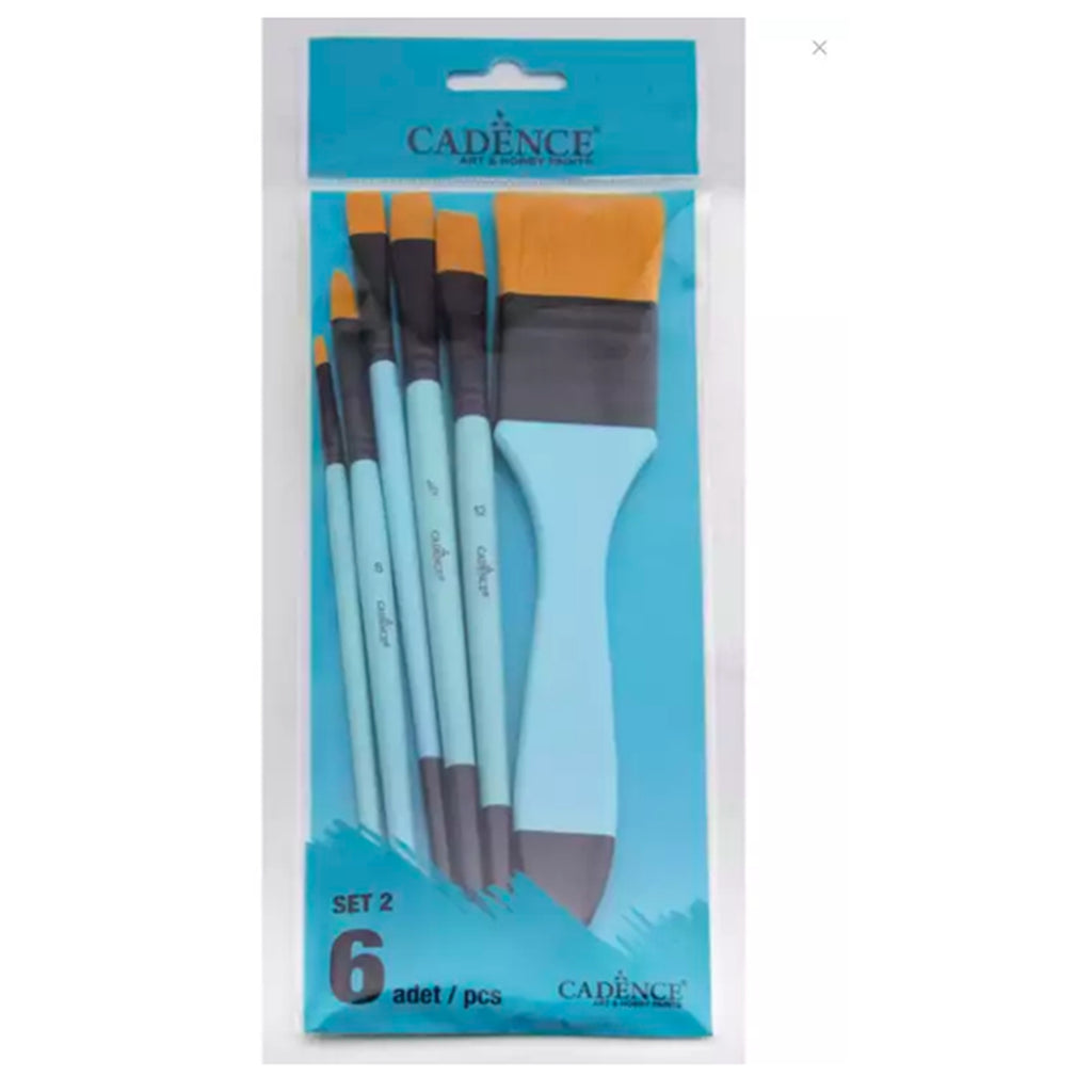 Cadence Mixed Brush Set 6 Pcs