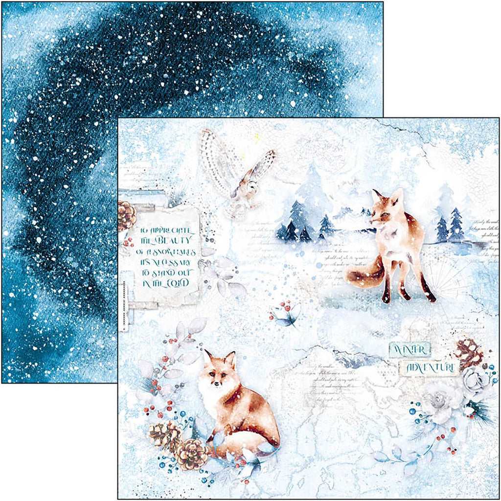 Ciao Bella Paper Winter Journey 12" X 12" Paper Pad