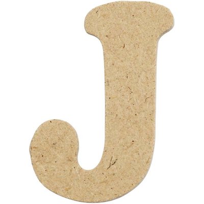 Creativ Letter J - 4cm Pack Of 10