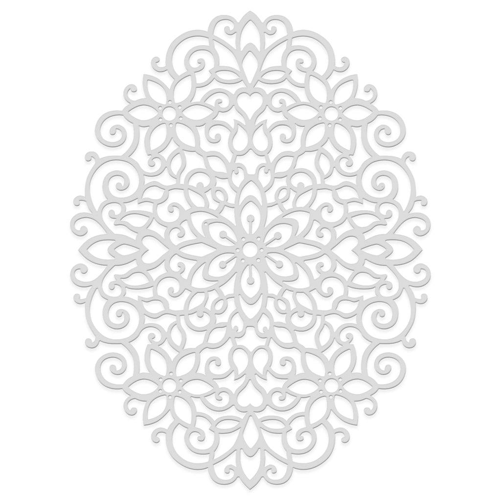 Floral Filigree Oval - Sweet Dixie Cutting Die