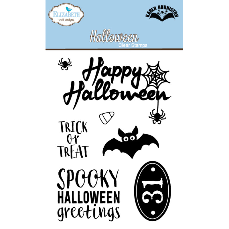 Elizabeth Craft Designs Halloween Clear Stamps