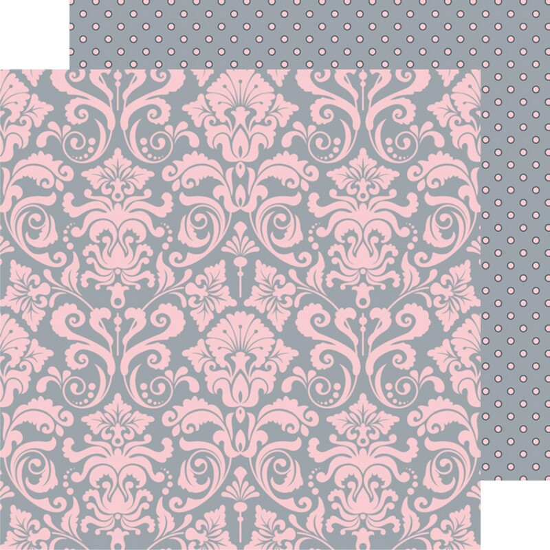 Teresa Collins Designs Posh Damask 12x12 Paper