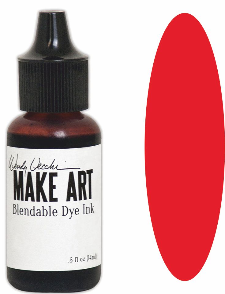 Ranger Make Art Dye Re-inker Carnation Red