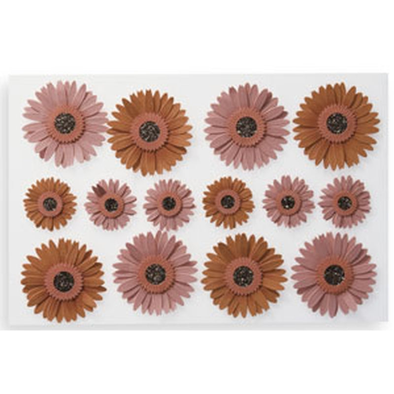 Martha Stewart Crafts 3d Gerbera Daisy Stickers Red