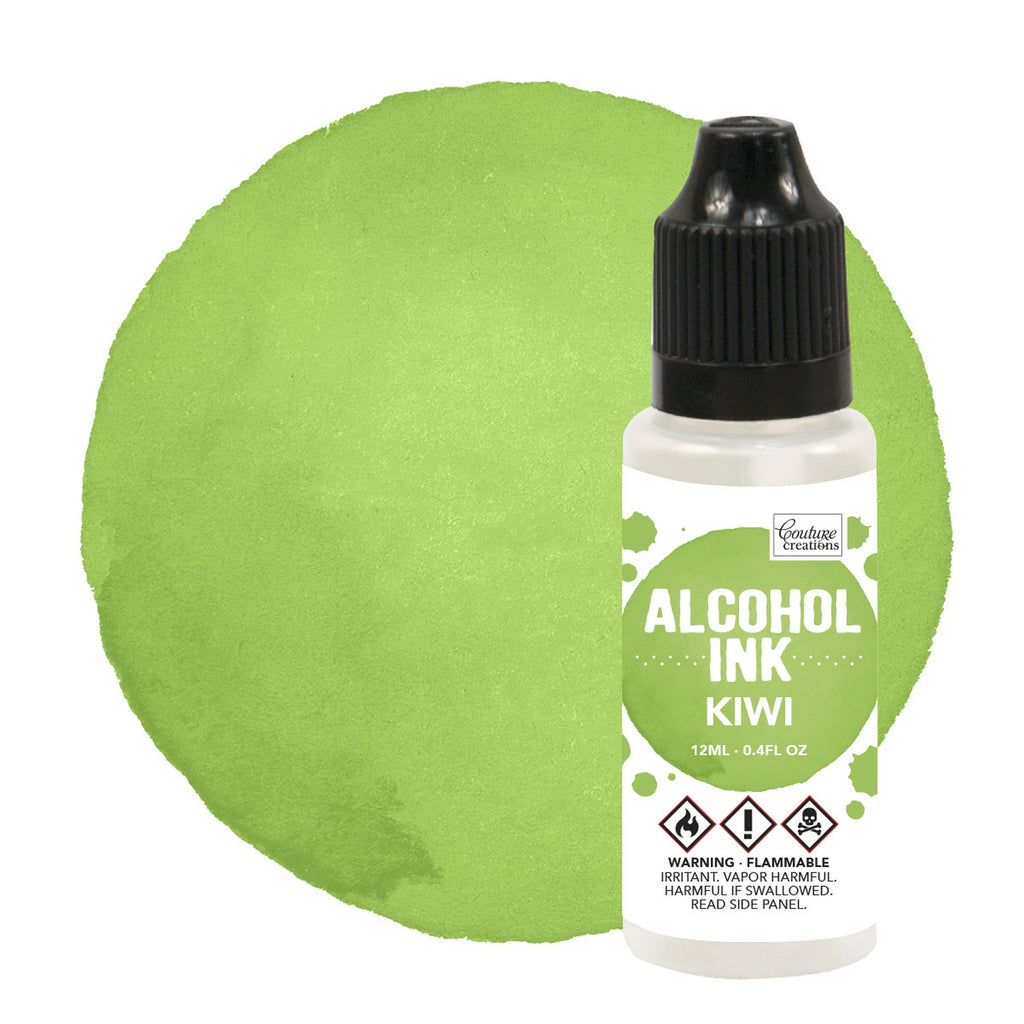 Couture Creations Kiwi Alcohol Ink 12ml / 0.4fl Oz.