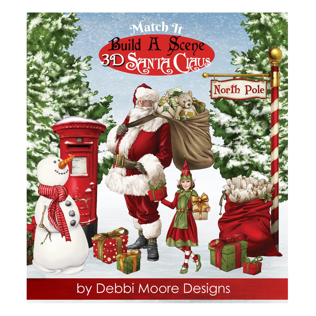 Debbi Moore Designs Build A Scene Santa Claus Collection Usb Key