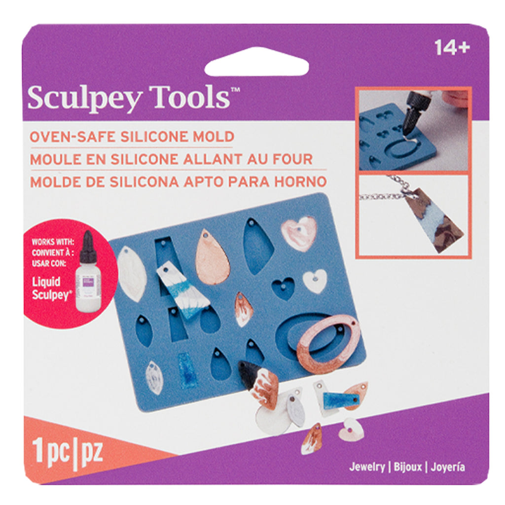 Sculpey Silicone Oven Safe Mold Jewelry