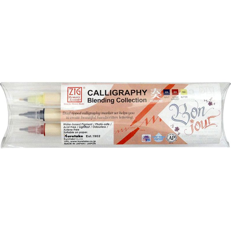 Kuretake Zig Memory Calligraphy Blending