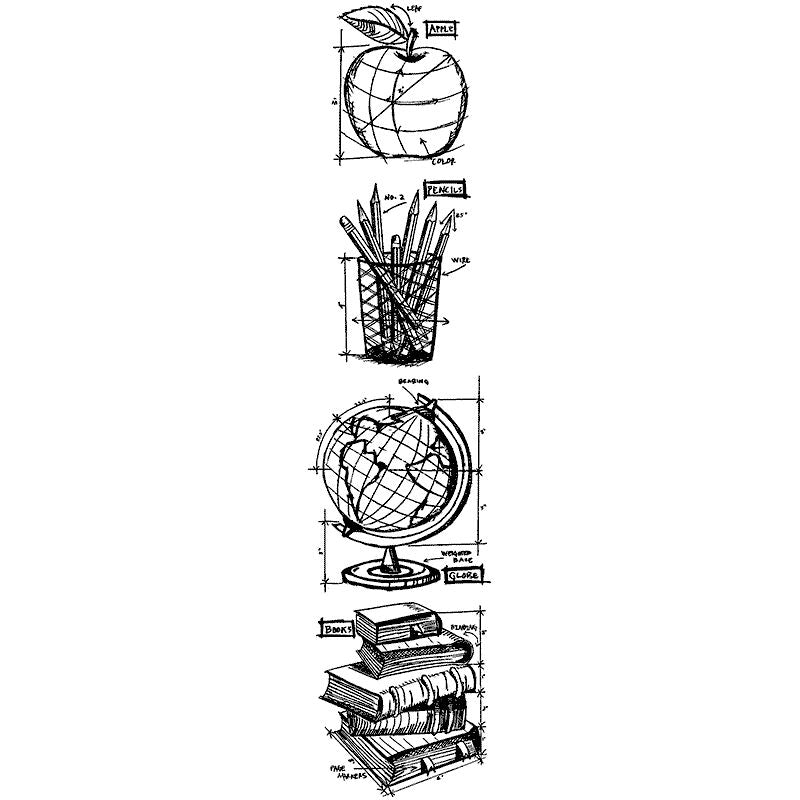 Art Gone Wild Schoolhouse Mini Blueprints