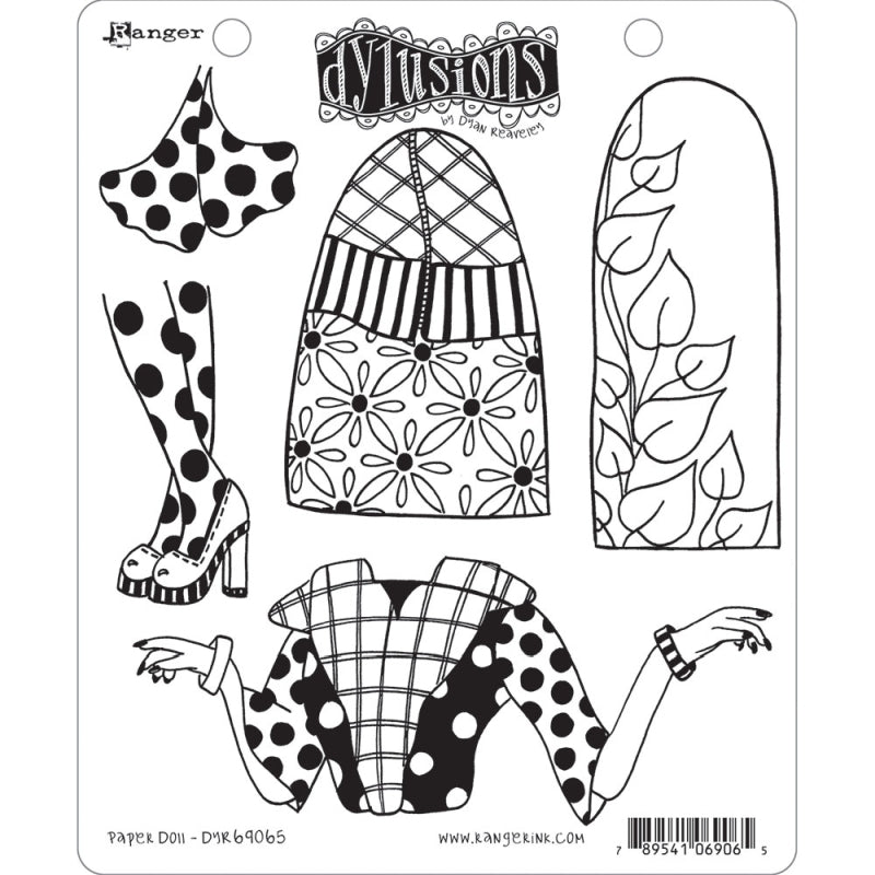 Ranger Dylusions Stamp Paper Doll