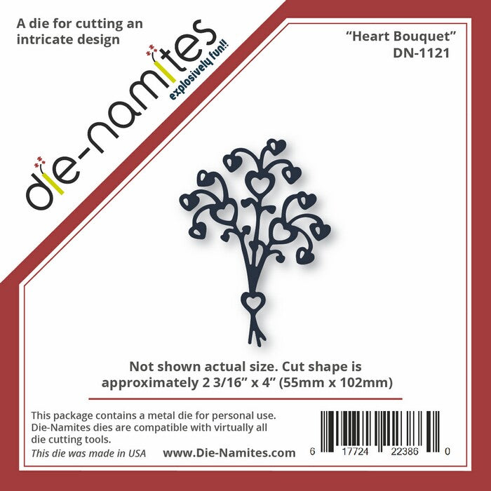 Die-Versions Die-namites - Heart Bouquet