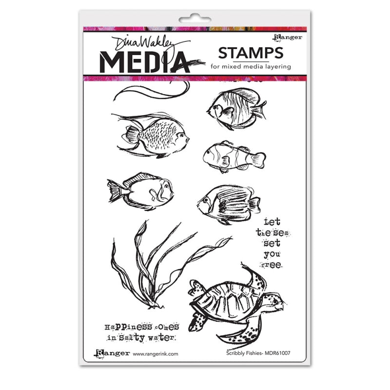 Ranger Stamp Scribbly Fishies