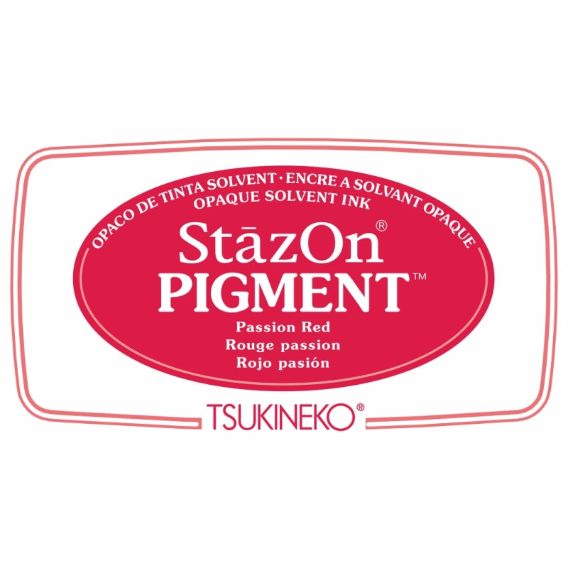 Tsukineko Stazon Pigment Pad Passion Red