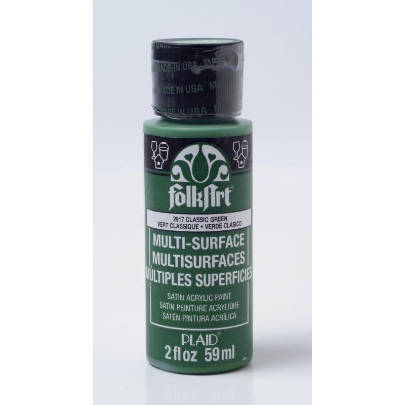 Classic Green Folkart Multi-surface 2oz